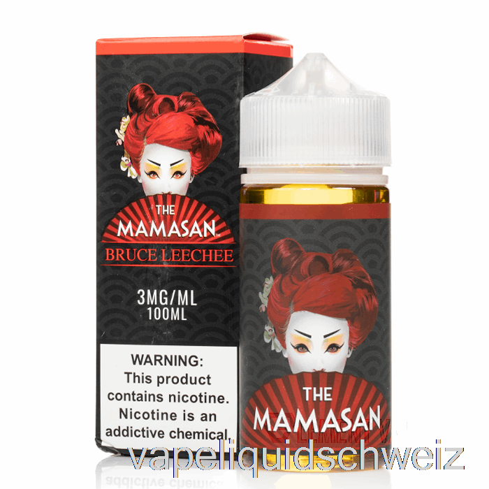 Bruce Leechee – The Mamasan – 100 Ml 6 Mg Vape Liquid E-Liquid Schweiz